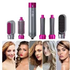 5-in-1 Hot Air Brush – Dry, Style & Volumize in One Tool
