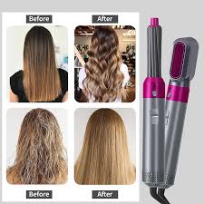 5-in-1 Hot Air Brush – Dry, Style & Volumize in One Tool