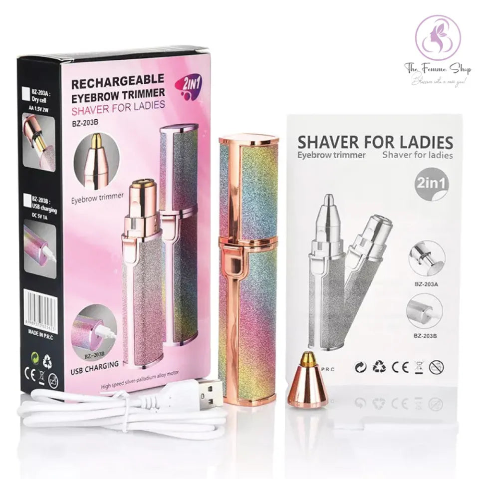 battery operated Eyebrow trimmer Shaver for ladies