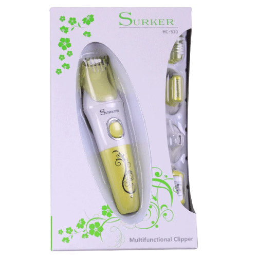 Surker HC 510 4 in 1 Multi-functional Ladies  Hair Clipper Trimmer with Adjustable 2 combs